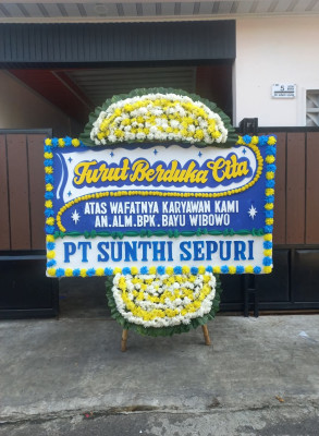 Papan Bunga Duka di Tuguiha
